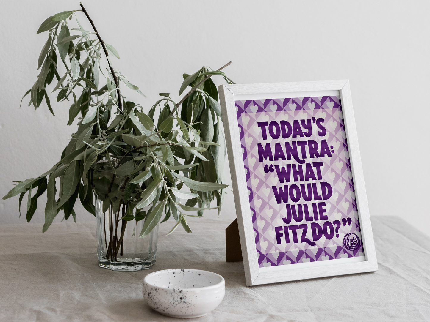 Julie Fitz Mantra Print