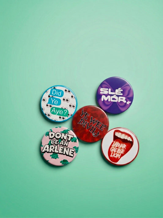 Playful Phrase Badges