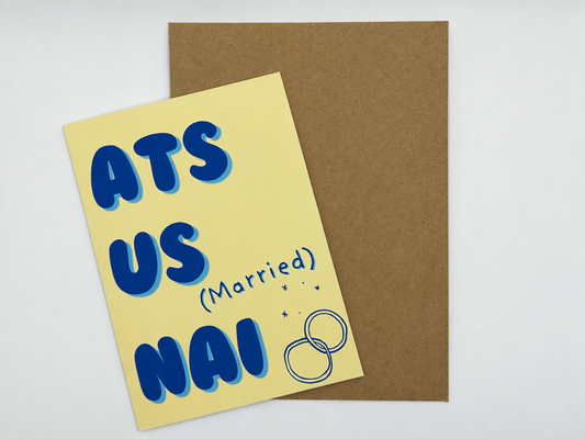 ‘Ats Us Married’ Card