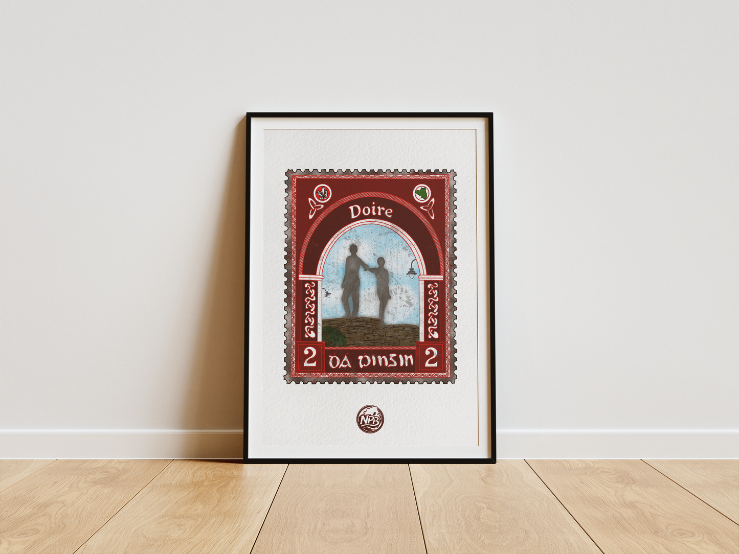 Vintage Irish Postal Stamp Prints