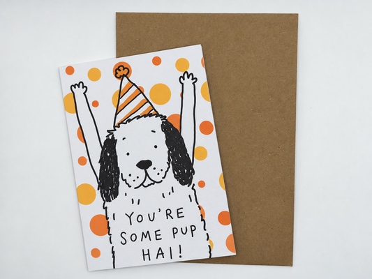‘Some Pup’ Celebration Card