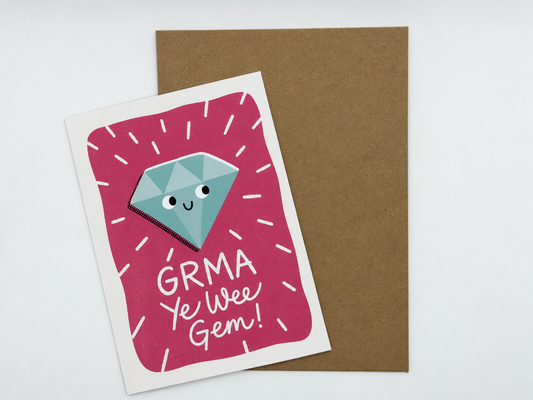 ‘Wee Gem’ Thank You Card