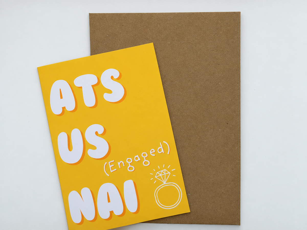 “Ats Us Engaged” Card