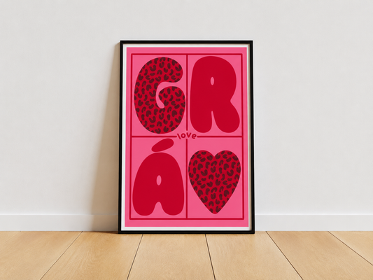 Grá Quadrant Print