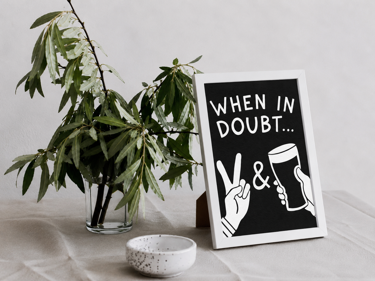 Peace & Stout Print