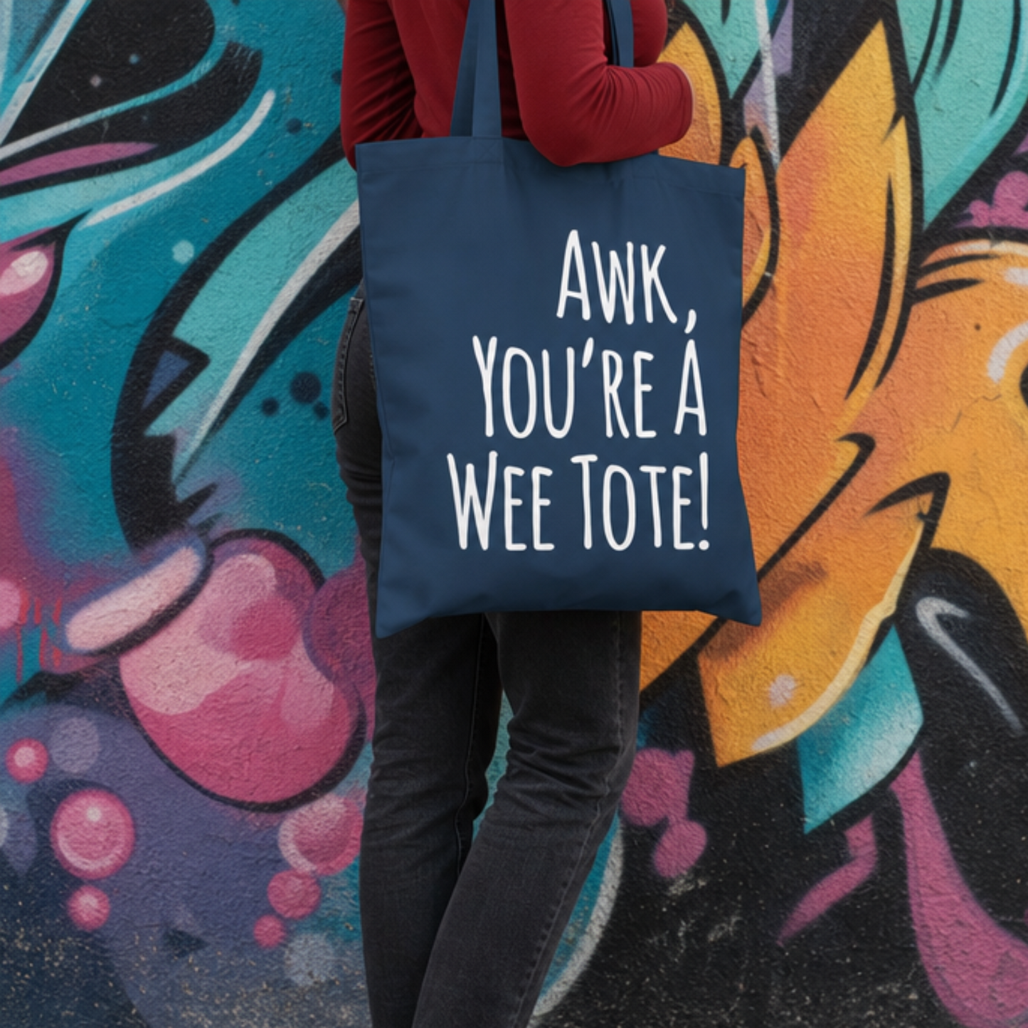 “Awk, You’re a Wee Tote!” Tote