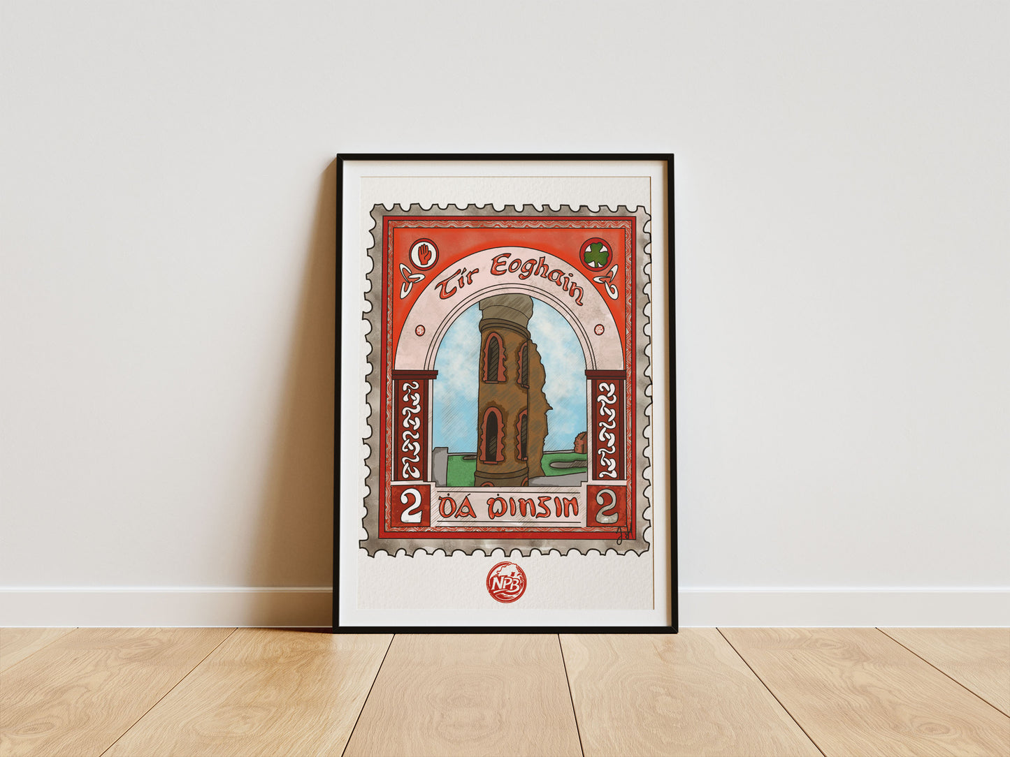 Vintage Irish Postal Stamp Prints
