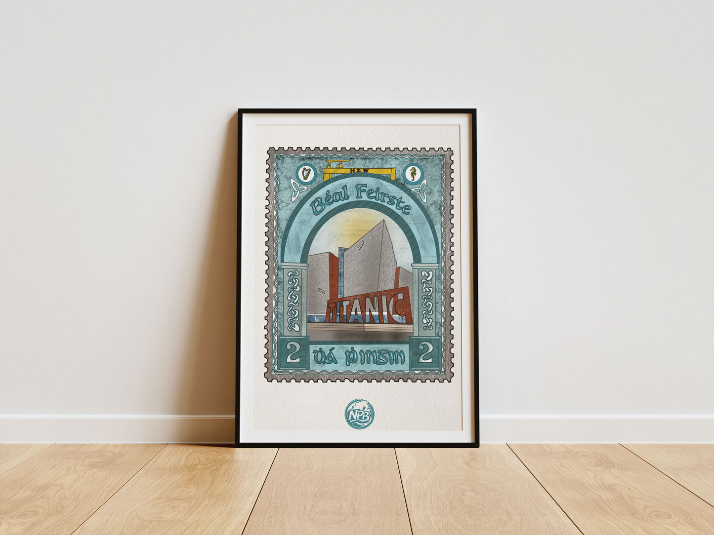 Vintage Irish Postal Stamp Prints
