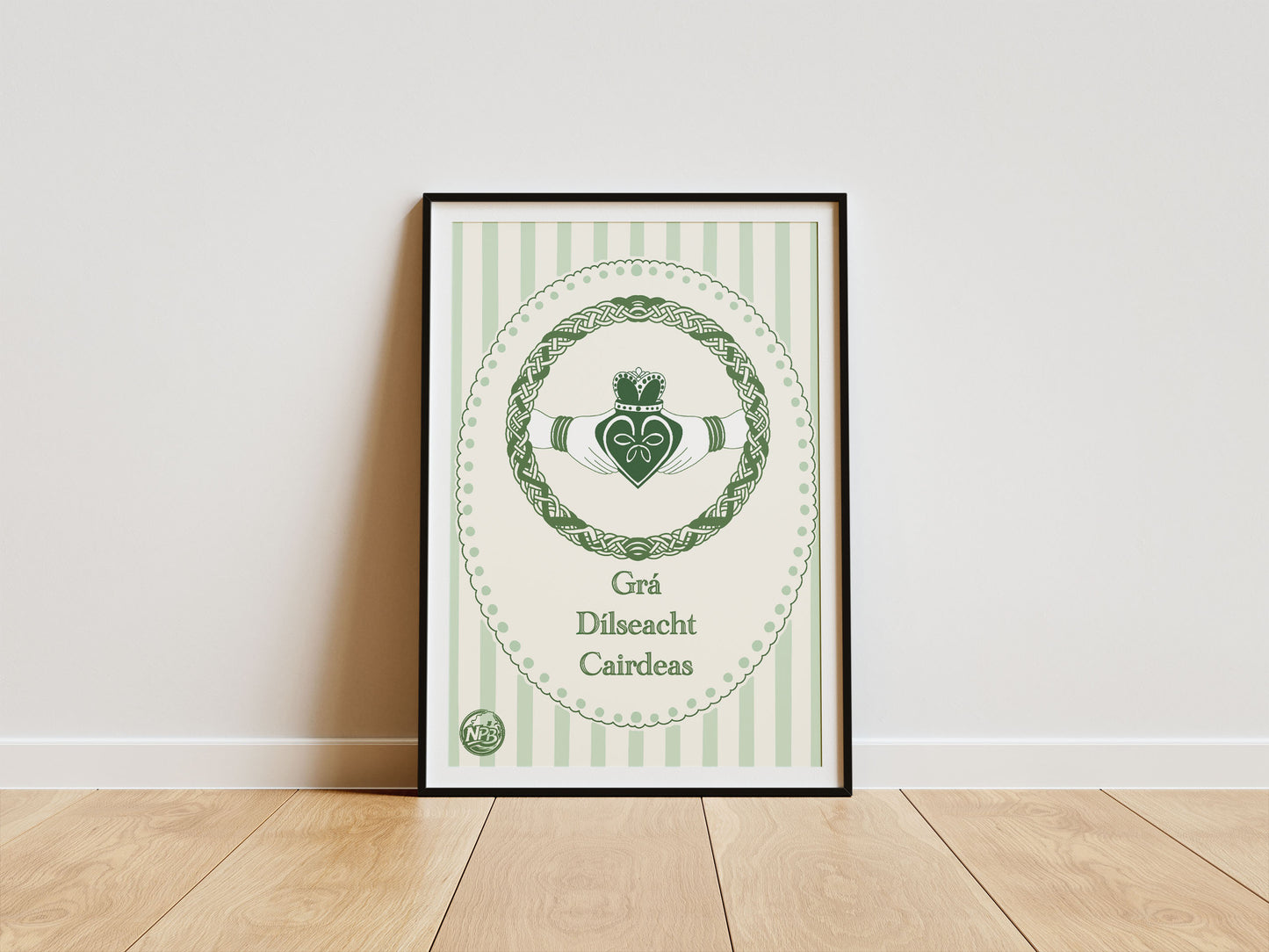 Irish Claddagh Print